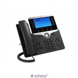 Cisco Telefone IP UC Phone, 5 linhas, PoE (não acompanha fonte) CP-8841-K9