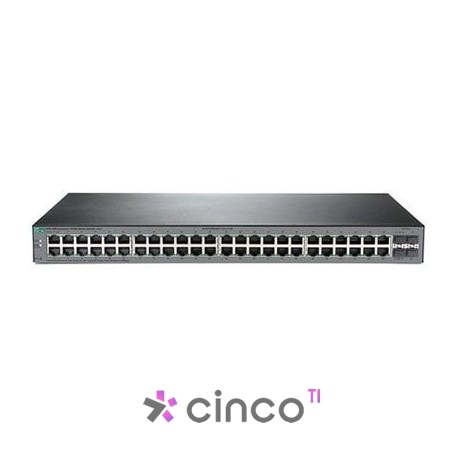 Switch HP 1920s Gerenciável com 48 portas Gigabit + 4 portas SFP p/ Rack JL382A