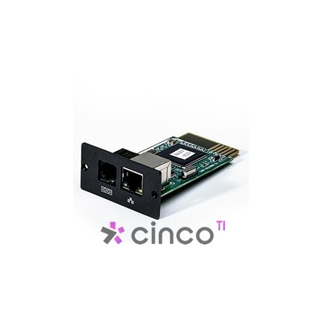 SMS Placa de Gerenciamento SNMP (AP64030) para comunicação IP para Linha Mirage / Sinus Triad 6-10kVA