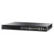  Cisco Switch SF300-24PP com 24x PoE+ 10/100Mbps RJ45, 2x Gigabit RJ45 e 2x Gigabit Combo (RJ45 ou SPF 1G) (PoE máx.: 180W)