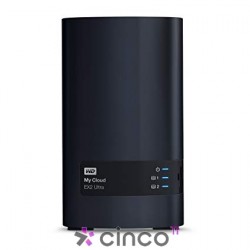 NAS Western Digital NAS Cap Máx 8TB (não consta HD) 2 baias Torre