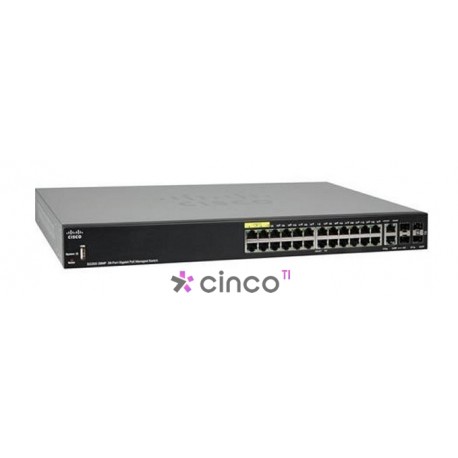 Switch Cisco SG350-28MP-K9-BR
