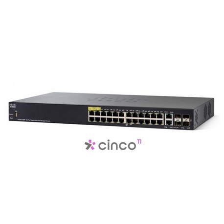 Switch Cisco SG350-28P-K9-BR