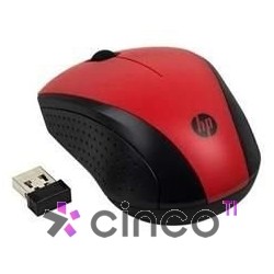 Mouse HP X3000 Wireless 1200 DPI Vermelho