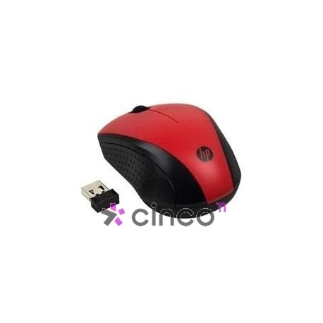 Mouse HP X3000 Wireless 1200 DPI Vermelho
