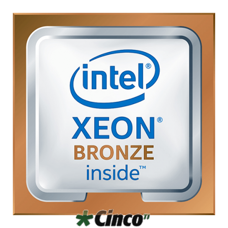 Processador Intel Xeon Bronze 3106 1.7G, 8C/8T, 9.6GT/s, 11M Cache, No Turbo, No HT (85W) DDR4-2133
