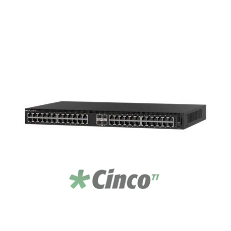 Sistema Comutador de Pacote de Dados (Switch) Dell EMC N1148P 210-AJIV