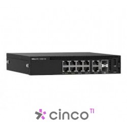 Sistema Comutador de Pacote de Dados (Switch) Dell EMC N1108P 210-AJIX