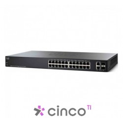 SWITCH SG220 - 26-Port Gigabit PoE Smart Switch SG220-26P-K9-BR