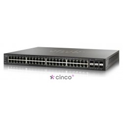 SWITCH SG350X - 48-PORT GIGABIT POE STACKABLE SWITCH SG350X-48P-K9-BR