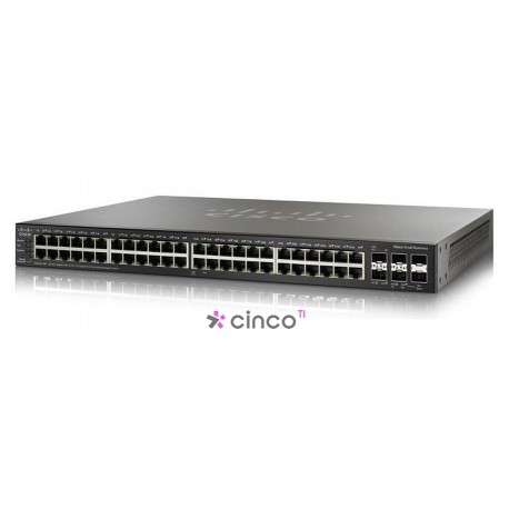 SWITCH SG350X - 48-PORT GIGABIT POE STACKABLE SWITCH SG350X-48P-K9-BR