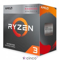 Processador AMD Ryzen 3 3200G, Cache 4MB, 3.6GHz (4GHz Max Turbo), AM4 - YD3200C5FHBOX