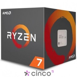 Processador AMD Ryzen 7 2700X, Cooler Wraith Prism, Cache 20MB, 3.7GHz (4.35GHz Max Turbo), AM4, Sem Vídeo - YD270XBGAFBOX