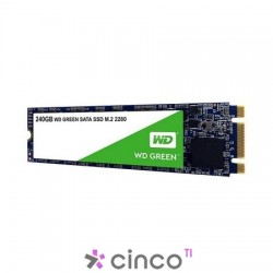 SSD WD Green, 240GB, M.2, Leitura 545MB/s - WDS240G2G0B