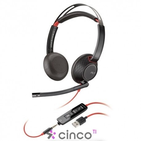 Headset Poly Série Blackwire 5200