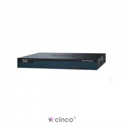 Roteador Cisco 1905, 2 GE, HWIC-1T, 256F/256D, IPBase
