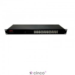 Comutador Switch 10/100 Ethernet com 24 portas da APC AP9224110