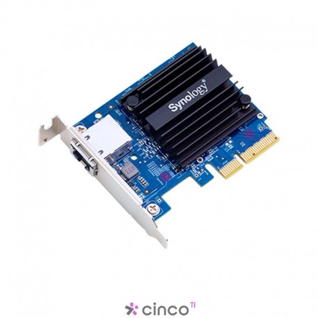 PLACA DE REDE ETHERNET 10GB 1 PORTAS RJ45 Synology E10G18-T1