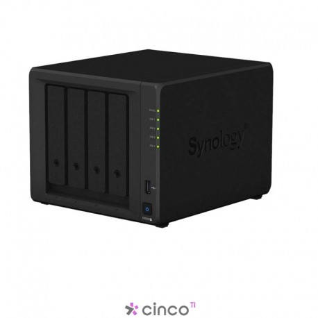 Synology DiskStation NAS com 4 baias expansível a 9 baias, 2 slots SSD M.2 NVMe DS920+