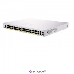 Switch inteligente Cisco Business CBS250-48T-4G 48 portas GE ﻿4 SFP de 1 G Proteção vitalícia limitada CBS250-48T-4G-NA