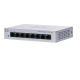 Switch não gerenciado Cisco Business CBS110-8T-D 8 portas GE Desktop Ext. PS Proteção vitalícia limitada CBS110-8T-D-NA