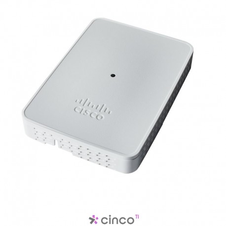 Extensor de malha de Wi-Fi Cisco Business 143ACM 2x2 Porta de 1 GbE Suporte de parede Proteção vitalícia limitada CBW143ACM-B-NA
