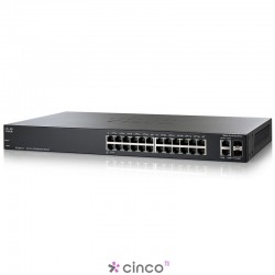 witch Cisco SF200-24, 24 portas 10/100 Mbps