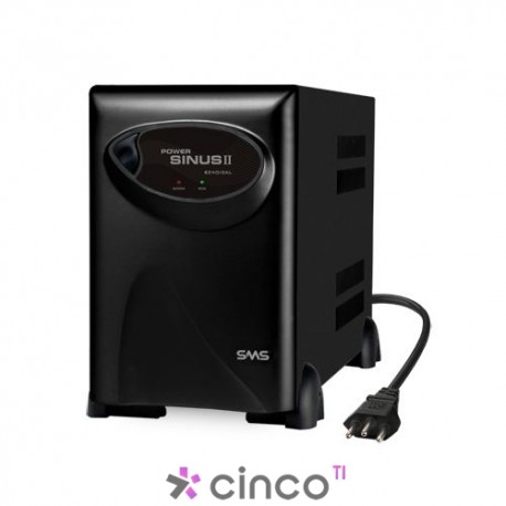 Nobreak Power Sinus II 3200VA Gerenciável Bivolt Preto - SMS