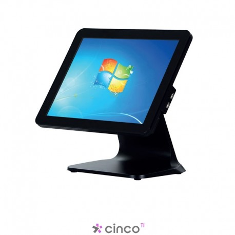 POStech PDV INTEGRADO ALL IN ONE COM TELA TOUCH CAPACITIVA PROJETADA Intel Celeron J1900 Quad POS1560-S