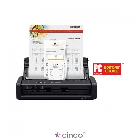 SCANNER EPSON WORKDORCE ES-300W USB PRETO DUPLEX B11B242201