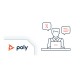 Poly+ Suporte para dispositivos de conferência pessoais