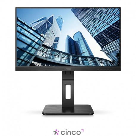 Monitor AOC 21'5 LED 75Hz FHD com Base Ajustável 22P2ES