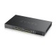 Switch Zyxel L2 com 24 portas GB e 4 portas GB SFP Uplink e NEBULA GS2220-28