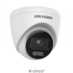 HIKVISION CÂMERA IP FIXA TIPO TURRET COM 2 MP IP67 TECNOLOGIA COLORVU DS-2CD1327G0-L (2.8MM)