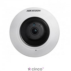 HIKVISION CÂMERA IP FIXA TIPO FISHEYE COM 5 MP VISUALIZACAO EM 180 DS-2CD2955FWD-IS (1-05MM)