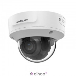 HIKVISION CÂMERA IP TIPO DOME VARIFOCAL ACUSENSE DE 5MP IP67 E IK10 DS-2CD3756G2T-IZS