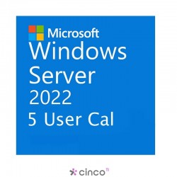 Windows Server CAL 2022 Bra COEM pacote com 5 acessos User R18-06461