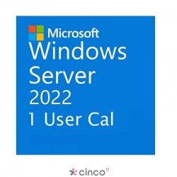 Windows Server CAL 2022 Bra COEM pacote com 1 acessos User R18- R18-06443