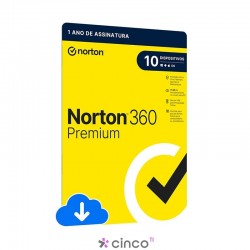 Antivirus Norton 360 Premium 10 Disp Attach 12M ESD 21430780