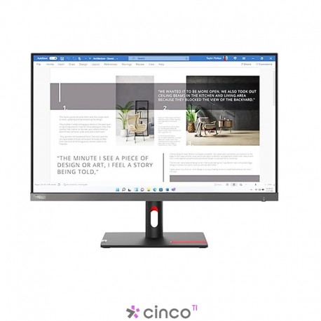 Lenovo ThinkVision Monitor 27 pol S27i-30 FHD 63DFKAR4US