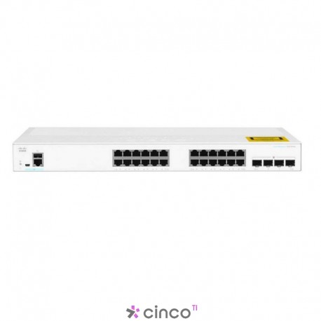Switch gerenciado Cisco Business CBS350-24T-4G 24 portas GE ﻿4 SFP de 1 G Prot vitalícia limitada CBS350-24T-4G-NA