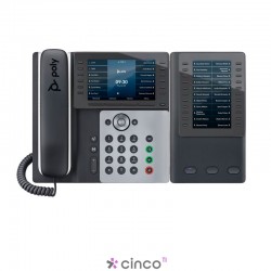 APARELHO TELEFONICO PARA 1 LINHA - OBI EDIT VVX 250 4-LINE IP PHONE DUAL 10-100-1000 ETH POE ONLY 89B58AA