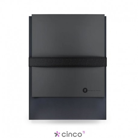 Orguibag Case Notebook até 13,5" design slim com 3 compartimentos isolados - material 80% reciclado CASE-SLIM-13
