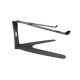 ICE SILVER Suporte fixo para Notebook e Celular L-DESIGN-ICESILVER