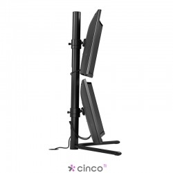 Clipway 2W Suporte de mesa para 2 monitores Wide Vertical CLIPWAY-2W-ICESILVER