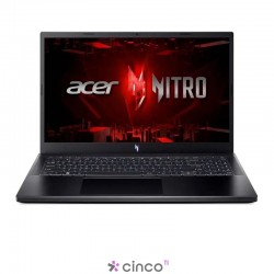 NOTEBOOK ACER GAMER NITRO V15 I5 13420H 16GB SSD 512GB 15,6 FHD IPS GEFORCE RTX3050 6GB LINUX NH.QQDAL.005