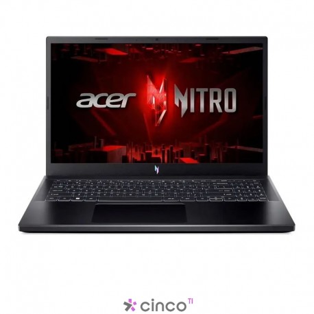 NOTEBOOK ACER GAMER NITRO V15 I5 13420H 16GB SSD 512GB 15,6 FHD IPS GEFORCE RTX3050 6GB LINUX NH.QQDAL.005