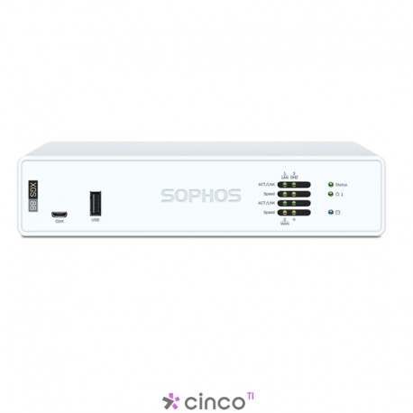 Firewall Sophos XGS 88 SECURITY APPLIANCE - US (8023BT - 60W) - US POWER CORD XG88ZZ00ZZPCUS
