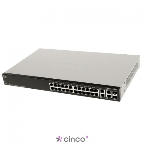Switch Cisco, 26 portas, 10/100/1000