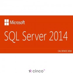 Licença perpétua Open Microsoft SQL Server CAL 2014